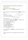MGMT 100 questions and answers Graded A&plus; &vert;&NewLine;latest update&NewLine;Decision-making is often understood simply as &lowbar;&lowbar;&lowbar;&lowbar;&lowbar;&lowbar;&lowbar;&lowbar;&lowbar;&lowbar;&lowbar;&lowbar;&lowbar;&lowbar;&lowbar;&lowbar;&lowbar; -&NewLine;&lowbar;&lowbar;&lowbar;&lowbar;&lowbar;&lowbar;&lowbar;&lowbar;&lowbar;&lowbar;&lowbar;&lowbar;&lowbar;&lowbar;&lowbar;&lowbar;&lowbar;&lowbar;&lowbar;&lowbar;&lowbar;&lowbar;"choosing from alternatives&period;"&NewLine;What usually happens when you make "bad" decisio