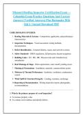 Missouri Roofing Inspector Certification Exam &mdash; &NewLine;Columbia Exam Practice Questions And Correct &NewLine;Answers &lpar;Verified Answers&rpar; Plus Rationales 2026 &NewLine;Q&A &vert; Instant Download PDF 