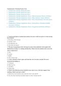 Fundamentals of Nursing Practice Tests - Comprehensive Exam Bank with Verified Answers & Rationales Graded A&plus;