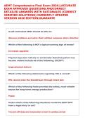 AEMT FINAL EXAM PREP&sol;TEST BANK EXAM 2026