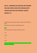 HESI A2 - GRAMMAR &lpar;V2&rpar; QUESTIONS AND ANSWERS NEW AND UPDATED 2026 WITH RATIONALE&vert;WITH VERIFIED QUESTIONS AND ANSWERS&vert; ALREADY GRADED A&plus;&excl;&excl;&excl;