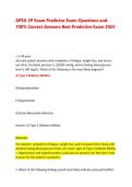 APEA 3P Exam Predictor - Latest 2026&sol;2027 Questions with Verified Answers & Rationales Graded A&plus;
