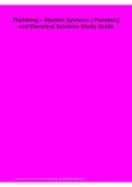 Plumbing Electric Systems Plumbing and Electrical Systems Study Guide PDF 2026&sol;2027
