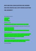 BEHV 5600 FINAL EXAM QUESTIONS AND ANSWERS NEW AND UPDATED 2026 &vert;WITH VERIFIED QUESTIONS AND ANSWERS&excl;&excl;&excl;