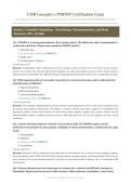 LMR GEORGETTE'S PMHNP CERTIFICATION ACTUAL EXAM 2026&sol;2027 &vert; Practice Questions & Verified Answers &vert; Pass Guaranteed &ndash; A&plus; Graded&NewLine;&NewLine;