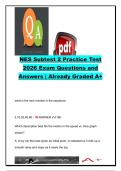 NES Elementary Education Subtest II Practice Test &vert; 150&plus; Exam Questions & Verified Answers &vert; Mathematics&comma; Science&comma; Physical Education&comma; Arts&comma; Probability & Life Science &vert; National Evaluation Series &lpar;NES&rpar;