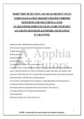 NRRPT PREP DETECTION AND MEASUREMENT STUDY&NewLine;GUIDE EXAM LATEST 2026&sol;2027 UPDATED VERIFIED&NewLine;QUESTIONS AND SOLUTIONS A&plus; PASS&NewLine;GUARANTEED&vert;COMPLETE STUDY GUIDE WITH 100&percnt;&NewLine;ACCURATE QUESTIONS &ANSWERS&period; EXCELLENCE&NewLine;GUARANTEED&period;