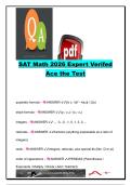 SAT Math 2026 &vert; 200&plus; Expert-Verified Practice Questions & Answers &vert; Algebra&comma; Geometry&comma; Functions&comma; Probability&comma; Coordinate Geometry & Problem Solving &vert; Digital SAT