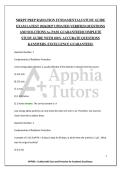 NRRPT PREP RADIATION FUNDAMENTALS STUDY GUIDE&NewLine;EXAM LATEST 2026&sol;2027 UPDATED VERIFIED QUESTIONS&NewLine;AND SOLUTIONS A&plus; PASS GUARANTEED&vert;COMPLETE&NewLine;STUDY GUIDE WITH 100&percnt; ACCURATE QUESTIONS&NewLine;&ANSWERS&period; EXCELLENCE GUARANTEED&period;