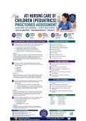 ATI Pediatrics Proctored Exam 2026&colon; Real Practice Questions & Verified Rationales BUNDLE