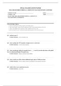 RMA REGISTERED MEDICAL ASSISTANT EXAM 2026 50&plus; COMPLETE EXAM QUESTIONS AND ANSWERS 100&percnt; VERIFIED A&plus; GRADE ASSURED&excl;&excl;&excl;&excl;&excl; NEW LATEST UPDATE&excl;&excl;&excl;&excl;