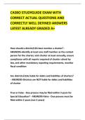 CASBO STUDYGUIDE EXAM WITH &NewLine;CORRECT ACTUAL QUESTIONS AND &NewLine;CORRECTLY WELL DEFINED ANSWERS &NewLine;LATEST ALREADY GRADED A&plus;  