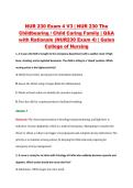 NUR 230 Exam 4 V1&ndash;V3 &vert; NUR 230 The Childbearing &sol; Child Caring Family &vert; Galen College of Nursing &vert; Q&A with Rationale &lpar;Galen NUR230 Exam 4&rpar;