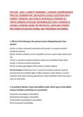 PSYC 620 &ndash; QUIZ 1&colon; ANXIETY DISORDERS &vert; ULTIMATE COMPREHENSIVE PRACTICE EXAMINATION&colon; 100 MULTIPLE-CHOICE QUESTIONS WITH CORRECT ANSWERS&comma; AND CLINICAL RATIONALES COVERING ALL TESTED DOMAINS &lpar;ETIOLOGY&comma; NEUROBIOLOGY&comma; DSM-5 DIAGNOSTIC CRITERIA&comma; EVIDENCE-BASED 