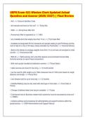 USPS Exam 421 Window Clerk Updated Actual&NewLine;Question and Answer &lpar;2026&sol;2027&rpar; &vert; Final Review