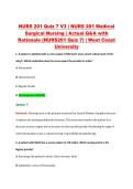 NURS 201 Quiz 7 V1&ndash;V3 &vert; NURS 201 Medical Surgical Nursing &vert; West Coast University &vert; Actual Q&A with Rationale &lpar;NURS201 Quiz 7&rpar;