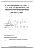 NR 511 MIDTERM SANNER EXAM STUDY GUIDE EXAM&NewLine;LATEST 2026&sol;2027 UPDATED VERIFIED QUESTIONS AND&NewLine;SOLUTIONS A&plus; PASS GUARANTEED&vert;COMPLETE STUDY&NewLine;GUIDE WITH 100&percnt; ACCURATE QUESTIONS &ANSWERS&period;&NewLine;EXCELLENCE GUARANTEED&period;