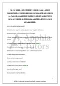 NR 511 WEEK 1 EXAM STUDY GUIDE EXAM LATEST&NewLine;2026&sol;2027 UPDATED VERIFIED QUESTIONS AND SOLUTIONS&NewLine;A&plus; PASS GUARANTEED&vert;COMPLETE STUDY GUIDE WITH&NewLine;100&percnt; ACCURATE QUESTIONS &ANSWERS&period; EXCELLENCE&NewLine;GUARANTEED&period;