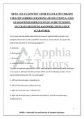 NR 511 CEA EXAM STUDY GUIDE EXAM LATEST 2026&sol;2027&NewLine;UPDATED VERIFIED QUESTIONS AND SOLUTIONS A&plus; PASS&NewLine;GUARANTEED&vert;COMPLETE STUDY GUIDE WITH 100&percnt;&NewLine;ACCURATE QUESTIONS &ANSWERS&period; EXCELLENCE&NewLine;GUARANTEED&period;