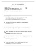 CNA WRITTEN EXAM 2026 120&plus; COMPLETE EXAM QUESTIONS AND ANSWERS 100&percnt; VERIFIED A&plus; GRADE ASSURED&excl;&excl;&excl;&excl;&excl; NEW LATEST UPDATE&excl;&excl;&excl;&excl;