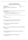 CNA WRITTEN EXAM 2026 100&plus; COMPLETE EXAM QUESTIONS AND ANSWERS 100&percnt; VERIFIED A&plus; GRADE ASSURED&excl;&excl;&excl;&excl;&excl; NEW LATEST UPDATE&excl;&excl;&excl;&excl;