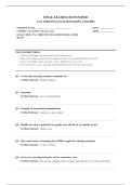 CNA WRITTEN EXAM 2026 100&plus; COMPLETE EXAM QUESTIONS AND ANSWERS 100&percnt; VERIFIED A&plus; GRADE ASSURED&excl;&excl;&excl;&excl;&excl; NEW LATEST UPDATE&excl;&excl;&excl;&excl;