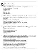 EKG Certification Test &vert; 2025&sol;2026 Update &vert; Score 100&percnt; Study Guide&NewLine;&NewLine;