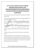NCCCO PT EXAM 2026&sol;2027 UPDATED VERIFIED&NewLine;QUESTIONS AND SOLUTIONS A&plus; PASS&NewLine;GUARANTEED&vert;COMPLETE STUDY GUIDE WITH 100&percnt;&NewLine;ACCURATE QUESTIONS &ANSWERS&period; EXCELLENCE&NewLine;GUARANTEED&period;