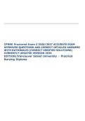 CPNRE ACTUAL FINAL EXAM 2026&sol;2027 