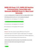 NURS 225 Exam 3 V3 &vert; NURS 225 Nutrition &NewLine;Proctored Exam &vert; Actual Q&A with &NewLine;Rationale &lpar;NURS225 Exam 3&rpar; &vert; West Coast &NewLine;University 