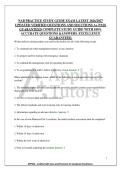 NAB PRACTICE STUDY GUIDE EXAM LATEST 2026&sol;2027&NewLine;UPDATED VERIFIED QUESTIONS AND SOLUTIONS A&plus; PASS&NewLine;GUARANTEED COMPLETE STUDY GUIDE WITH 100&percnt;&NewLine;ACCURATE QUESTIONS &ANSWERS&period; EXCELLENCE&NewLine;GUARANTEED&period;
