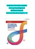 Test bank clinical nursing skills a concept based approach 4e pearson education&period;