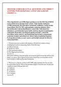 MED-SURG II HESI 200 ACTUAL QUESTIONS AND CORRECT &NewLine;ANSWERS WITH RATIONALE LATEST 2026 ALREADY &NewLine;GRADED A&plus;