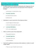 ECG Exam 4 Cardiac Dysrhythmias Questions & Answers 2026 &vert; &NewLine;High-Yield Review &vert; Graded A&plus;