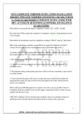 CPCS COMPLETE VERIFIED STUDY GUIDE EXAM LATEST&NewLine;2026&sol;2027 UPDATED VERIFIED QUESTIONS AND SOLUTIONS&NewLine;A&plus; PASS GUARANTEED &vert;COMPLETE STUDY GUIDE WITH&NewLine;100&percnt; ACCURATE QUESTIONS &ANSWERS&period; EXCELLENCE&NewLine;GUARANTEED&period;