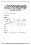 NATE EXAM CORE ESSENTIALS STUDY GUIDE EXAM&NewLine;LATEST 2026&sol;2027 UPDATED VERIFIED QUESTIONS AND&NewLine;SOLUTIONS A&plus; PASS GUARANTEED &vert;COMPLETE STUDY&NewLine;GUIDE WITH 100&percnt; ACCURATE QUESTIONS &ANSWERS&period;&NewLine;EXCELLENCE GUARANTEED&period;