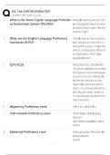ESL 154 Certification Test &vert; 2025&sol;2026 Update &vert; Score 100&percnt; Study Guide&NewLine;&NewLine;