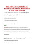 NURS 306 Quiz 9 V1 &vert; NURS 306 OB &vert; &NewLine;Actual Q&A with Rationale &lpar;NURS306 Quiz &NewLine;9&rpar; &vert; West Coast University
