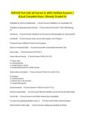 ASP&sol;CSP Test with all Correct & 100&percnt; Verified Answers &vert;Actual Complete Exam &vert;Already Graded A&plus;