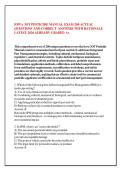 IOWA 3OT PESTICIDE MANUAL EXAM 200 ACTUAL &NewLine;QUESTIONS AND CORRECT ANSWERS WITH RATIONALE &NewLine;LATEST 2026 ALREADY GRADED A&plus;