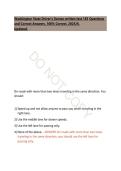  Washington State Driver's License Written Exam Study Guide