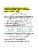 HESI RN OB&sol;Pediatrics Exam Prep&colon; Test Bank with Clinical Scenarios 
