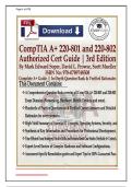 CompTIA A&plus; 220-801 and 220-802&NewLine;Authorized Cert Guide 3rd Edition by Mark&NewLine;Edward Soper&comma; David L&period; Prowse &comma; Scott&NewLine;Mueller Isbn No&colon; 978-0789748508&NewLine;&vert;&vert;Complete A&plus; Guide