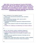 WGU C851 &lpar;Linux Foundations&rpar; Practice 2026 EXAM &NewLine;QUESTIONS AND STUDY GUIDE COMPLETE & ACCURATE &NewLine;FINAL EXAM &comma; ACTUAL QUESTIONS AND CORRECT DETAILED &NewLine;ANSWERS WITH RATIONALES &lpar;100&percnt; CORRECT VERIFIED &NewLine;SOLUTIONS&rpar; CURRENTLY UPDATED VERSION 2026 EDITION &NewLine;&vert;GU
