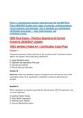 ODS Final Exam &ndash; Practice Questions & Correct Answers &lpar;2026&sol;2027 Update&rpar;&NewLine;100&percnt; Verified &vert; Rated A&plus; &vert; Certification Exam Prep&NewLine;