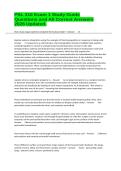 PSL 310 Exam 1 Study Guide Questions and All Correct Answers 2026 Updated&period;