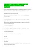 PSL 310 Final Exam 4 Questions and Already Passed Answers 2026 Updated&period;