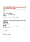 Galen NUR 155 Exam 3 &vert; 90 Most Tested Questions & Answers 2026 &vert; Latest Update
