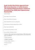 South Carolina Real Estate Appraisal Exam &NewLine;With Actual Questions & Verified Answers &NewLine;&comma;Plus Explained Rationales&sol;Expert Verified For &NewLine;Guaranteed Pass 2026&sol;Latest Update&sol;Instant &NewLine;Download Pdf &NewLine;