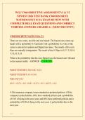 WGU C960 OBJECTIVE ASSESSMENT V1 & V2 &NewLine;NEWEST 2026 TEST BANK&vert; C960 DISCRETE &NewLine;MATHEMATICS II OA EXAM REVIEW WITH &NewLine;COMPLETE REAL EXAM QUESTIONS AND CORRECT &NewLine;VERIFIED ANSWERS&sol; ALREADY GRADED A&plus; &lpar;MOST RECENT&excl;&excl;&rpar; 